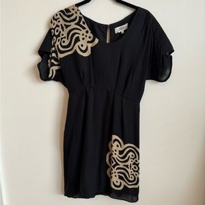 Tibi- Black Silk Dress